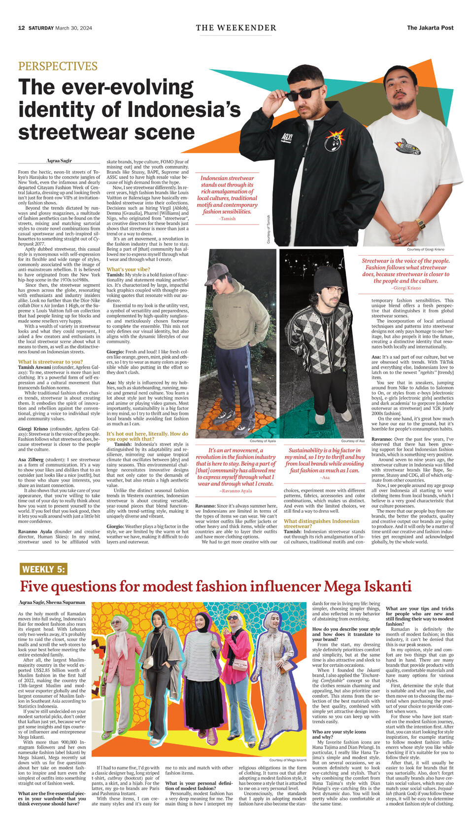 Streetwear Interview